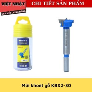 Mũi khoan gỗ Kingblue KBX2 sử dụng cán thép A3, hợp kim YG8 - Điện Máy Việt Nhật KBX2 11