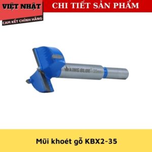Mũi khoan gỗ Kingblue KBX2 sử dụng cán thép A3, hợp kim YG8 - Điện Máy Việt Nhật KBX2 13