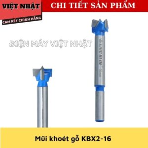 Mũi khoan gỗ Kingblue KBX2 sử dụng cán thép A3, hợp kim YG8 - Điện Máy Việt Nhật KBX2 5