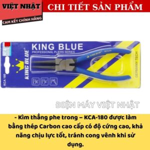 Kìm mở phe trong mũi thẳng Kingblue KCA-180 kích thước 7mm, thép Carbon cao cấp- Điện Máy Việt Nhật KCA 180 3