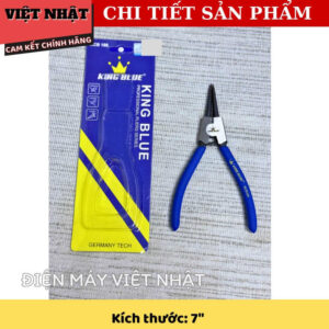 Kìm mở phe ngoài mũi thẳng Kingblue KCB-180 kích thước 7mm, sử dụng thép Carbon cao cấp KCB 180 4