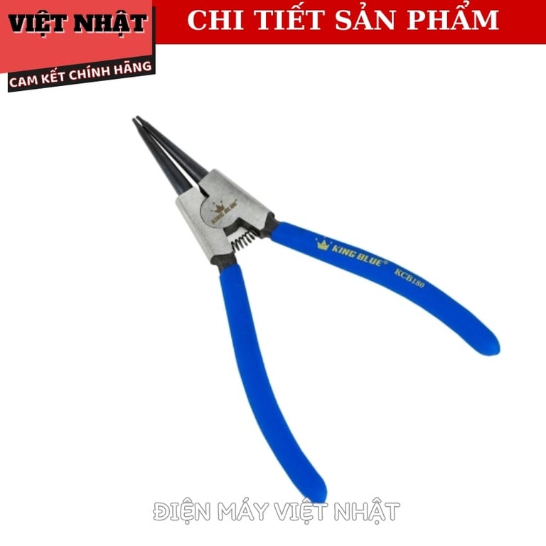 Kìm mở phe ngoài mũi thẳng Kingblue KCB-180 kích thước 7mm, sử dụng thép Carbon cao cấp Kìm mở phe ngoài mũi thẳng Kingblue KCB-180 kích thước 7mm, sử dụng thép Carbon cao cấp - Ảnh 7