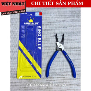 Kìm mở phe trong mũi cong Kingblue KCD-180 kích thước 7mm, sử dụng thép Carbon cao cấp KCD 180 7