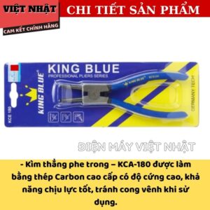 Kìm mở phe ngoài mũi cong Kingblue KCE-180 kích thước 7mm, thép Carbon cao cấp- Điện Máy Việt Nhật KCE 180 3