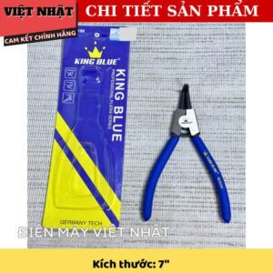 Kìm mở phe ngoài mũi cong Kingblue KCE-180 kích thước 7mm, thép Carbon cao cấp- Điện Máy Việt Nhật KCE 180 4