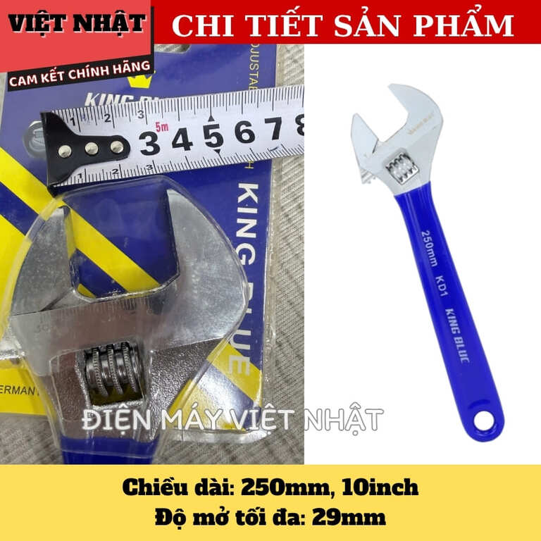 Mỏ lết đa năng Kingblue KD1 đủ kích thước KD1-200MM, KD1-250MM, KD1-300MM KD1 5