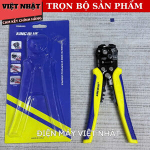 Kìm tuốt dây điện Kingblue KND205 tổng chiều dài 205mm, 8inch, sử dụng thép A3 chất lượng cao, tay cầm bọc nhựa KND205 3