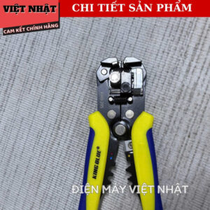 Kìm tuốt dây điện Kingblue KND205 tổng chiều dài 205mm, 8inch, sử dụng thép A3 chất lượng cao, tay cầm bọc nhựa KND205 5