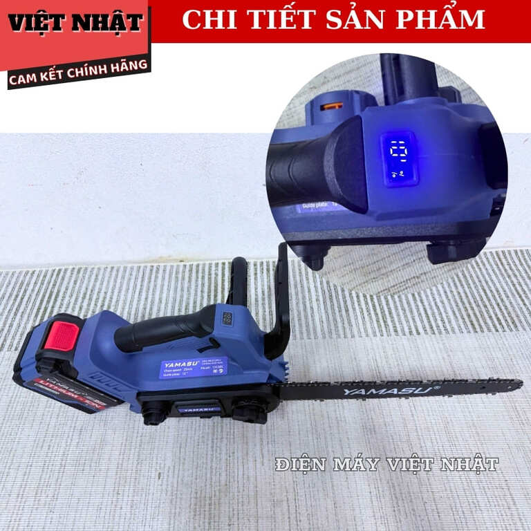 Máy cưa xích Yamasu MCX12PG2 bơm nhớt tự động, công suất 1200w, lam xích 12inch, cắt tối đa 30.5cm, bảo hành 6 tháng MCX12PG2 6 1