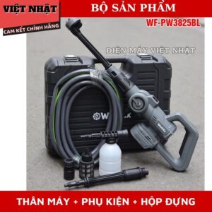 Máy rửa xe Workfix PW3825BL 3 cấp lực, 6 chế độ tia nước, công suất 305w, áp lực 60Bar, lưu lượng 6l/min PW3825BL 11
