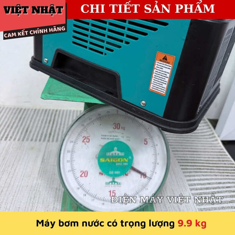 Bơm tăng áp thông minh Rymarru RY-300(A), công suất 300w, hút sâu 9 mét, đẩy cao 30m, bảo hành 12 tháng RY 300A 8