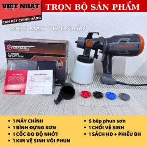 Máy phun sơn điện Yamasu YMS-PS500, công suất 500w, 5 bép phun, chống chảy ngược, bảo hành 6 tháng ps500 3