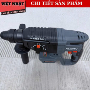 Máy khoan bê tông Hukan G1-W26 bảo hành 6 tháng, động cơ không chổi than, nòng búa 26mm, tốc độ tải 1200v/p, lực đập 2.6J w26 9